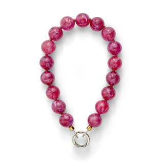 Sunset Pink Beaded Strap