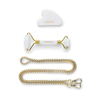 The Pearl Stone Bag & Crystal Beauty Kit