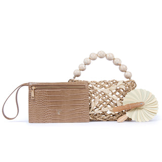The Mini Pebble Palomino Bag & Kit