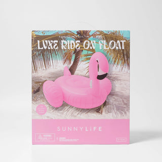 Ride-On Flamingo Pool Float