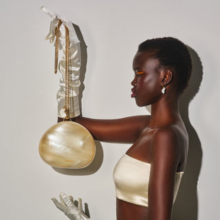 The Pearl Stone Bag & Crystal Beauty Kit