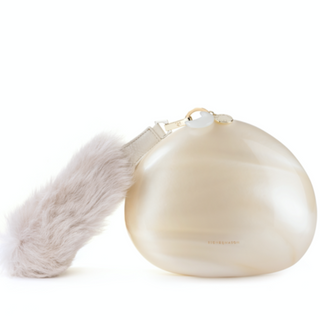 The Fluffy Pearl Stone Bag & Crystal Beauty Kit