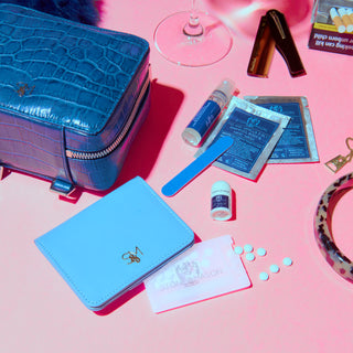 POWDER BLUE CARD WALLET