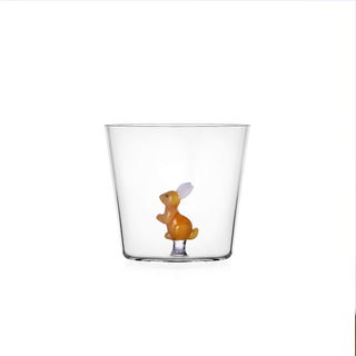 Yellow Bunny White Ears Tumbler