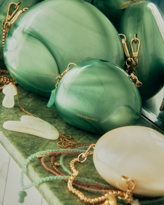 The Jade Stone Bag & Crystal Beauty Kit
