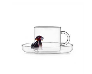 English Foxhound Teacup and Saucer