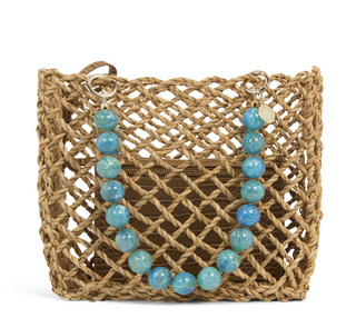 Ocean Blue Beaded Strap