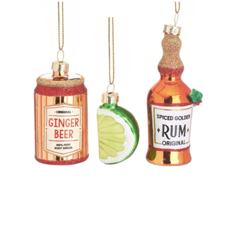 Spiced Rum Bauble Set