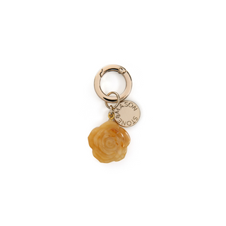 Citrine Flower Bag Charm
