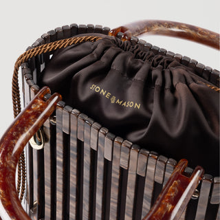The Mini Chocolate Rock pouch detail