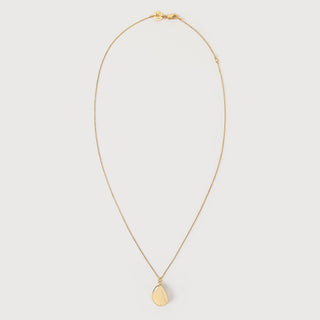 The Gold Pebble Pendant Necklace, 53cm