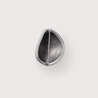 Back of the Silver Pebble Brooch