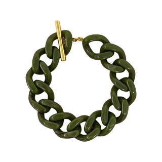 Army Green Candy Chain Bracelet