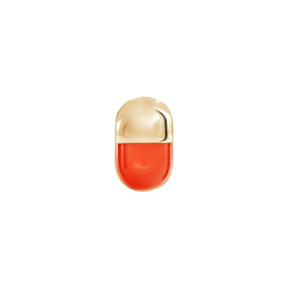 Orange Pill Stud