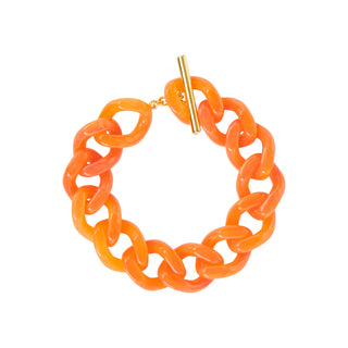 Tangerine Candy Chain Bracelet